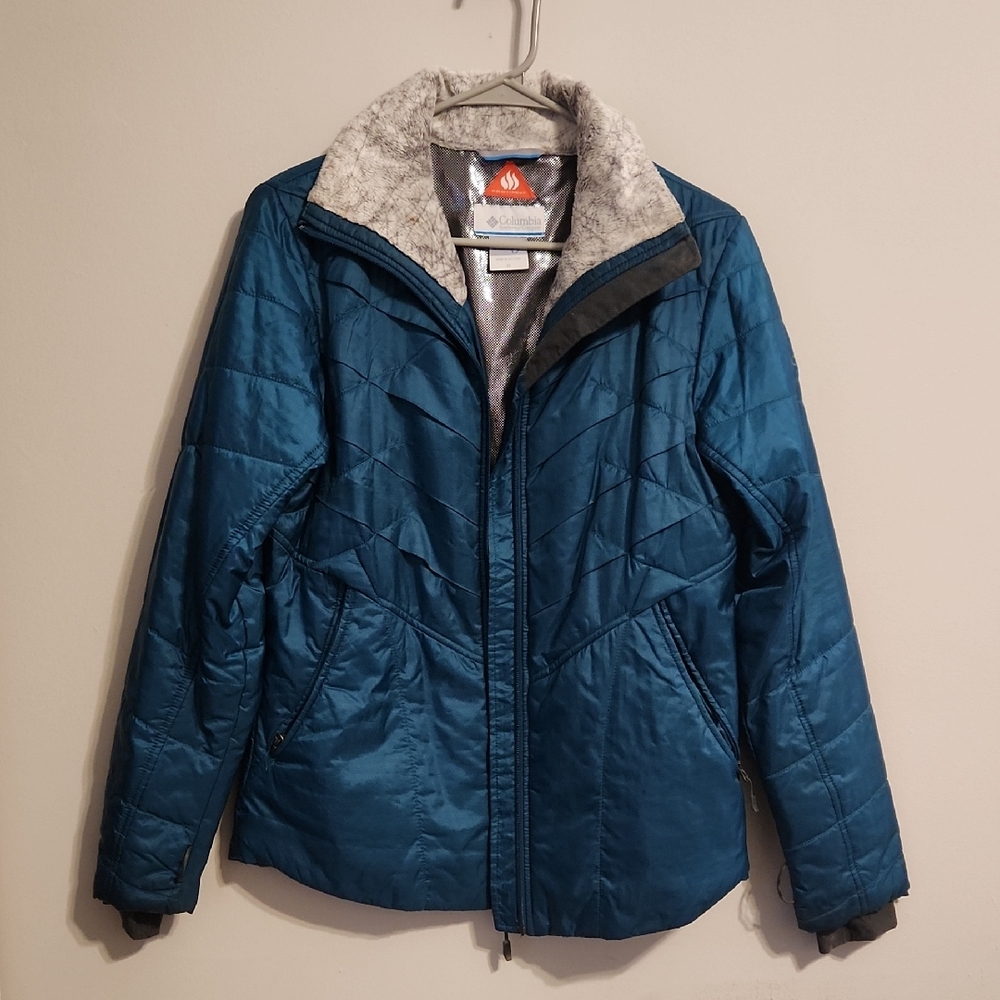 Columbia Women's Teal Cold Weather Omni-Heat Jacket